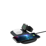 mophie 3 in 1 Wireless Charge Pad - Qi Wireless Charging Pad for Apple iPhone, Airpods, and Apple Watch - Black My Outlet Store Ltd.