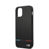 CG MOBILE BMW Case Collection PU Carbon Stripe Case for iPhone 12 Mini 5.4 Inches Black My Outlet Store Ltd.
