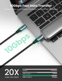 UGREEN US355 USB-C to USB-C 3.1 Gen.2, PD, 5A, 100W, 4K, 10Gbps, 1m (Black) My Outlet Store Ltd.