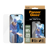 PanzerGlass Classic Fit Screen Protector for Apple iPhone 16 Pro 6.3" 2024| Drop & Scratch Resistance, Standard Fit Tempered Glass, Anti-Fingerprint, Easy Install, Case Friendly - Clear My Outlet Store Ltd.