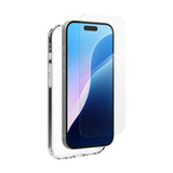 ZAGG InvisibleShield Glass Elite 360 Bundle Tempered Glass Screen Protector and Phone Case for iPhone 16 [6.1-Inch], Smudge & Scratch-Resistant, Shockproof, Easy Application (Transparent) My Outlet Store Ltd.