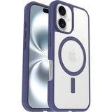 OtterBox React Series MagSafe Case for iPhone 16, Shockproof, Drop proof, Ultra-Slim, Protective Thin Case, Tested to Military Standard, Clear/Purple My Outlet Store Ltd.