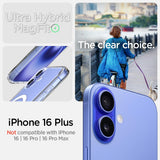 Spigen Ultra Hybrid MagFit Case for iPhone 16 Plus - Clear White My Outlet Store Ltd.