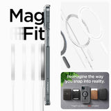 Spigen Ultra Hybrid MagFit Case for iPhone 15 Plus, Compatible with MagSafe Accessories - Carbon Fiber My Outlet Store Ltd.