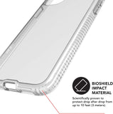 Tech21 iPhone 11 Pure Clear Protective Ultra Thin Back Case with BulletShield My Outlet Store
