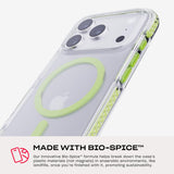 Tech21 EvoCrystal MagSafe Case for iPhone 17 Pro – Green, Glow-in-the-Dark MagSafe | 16ft Multi-Drop Protection with FlexShock | Anti-Yellow UV Resistance My Outlet Store Ltd.