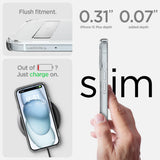 Spigen Ultra Hybrid S MagFit Case for iPhone 15 Plus, Compatible with MagSafe Accessories - Crystal Clear My Outlet Store Ltd.
