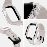 Spigen Rugged Armor Pro Case and Band Compatible with Apple Watch Series 10 42mm (2024), 42 mm, Thermoplastic polyurethane, polycarbonate My Outlet Store Ltd.