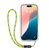 tech21 FlexPro Case for iPhone 16 Pro MagSafe Compatible Neon Green Glow in the Dark with Lanyard My Outlet Store Ltd.