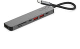 LINQ HUB MULTIPORT 7EN1 PRO USB-C 1 HDMI, 2 USBA, 2 USBC, 1 SD, 1 TF My Outlet Store Ltd.