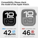 Spigen Rugged Armor Pro Case and Band Compatible with Apple Watch Series 10 42mm (2024), 42 mm, Thermoplastic polyurethane, polycarbonate My Outlet Store Ltd.