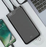 XQISIT Multi-Port Power Bank 12000 mAh 18W - Fast Charging - Black My Outlet Store Ltd.