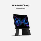 MOFT Adjustable Tablet Stand for Desk, Leather Folio iPad Tablet Stand Holder Magnetic Cover with Multiple Viewing Angles, Auto Wake/Sleep, Compatible with iPad mini 6 My Outlet Store Ltd.