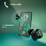 PHILIPS TAT1209BK Bluetooth Headphones - Small Buds, Great Value, Natural Sound with Dynamic Bass, Clear Calls and Pocket-Sized Charging Case My Outlet Store Ltd.