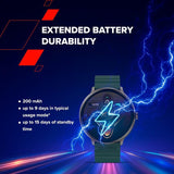 CANYON CNS-SW69BL Smart & Sport Watch 3.3 cm (1.3") 44 mm Digital 360 x 360 pixels Touchscreen Black My Outlet Store Ltd.