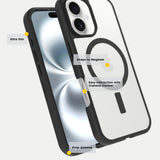 OtterBox React Series MagSafe Case for iPhone 16 Plus, Shockproof, Drop proof, Ultra-Slim, Protective Thin Case, Tested to Military Standard, Clear My Outlet Store Ltd.
