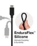 ZAGG mophie Charge Stream USB-C to USB-C Fast Charger and Data Transfer Cable, Enduraflex Silicone, Long-Lasting, Heavy-Duty, 60W, 3m, White My Outlet Store Ltd.