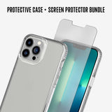Tech 21 Evo Clear and Impact Glass Bundle for iPhone 13 Pro – Protective Phone Case with 12ft Multi-Drop Protection and Toughened Glass Screen Protector My Outlet Store Ltd.
