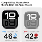 Spigen Rugged Armor Pro Case with Strap Band Compatible with Apple Watch Series 11/10 46mm (2025/2024) - Navy Blue My Outlet Store Ltd.