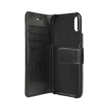 Bugatti Compatible with iPhone X/XS Case Booklet Flip Cover with Card Slots - Black My Outlet Store Ltd.