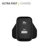 SilverLabel 20W PD USB-C Wall Charger - Black Universal USB-C Fast Charger Compatible with Smartphones, Tablets and other devices with USB-C Ports My Outlet Store Ltd.