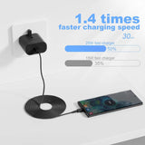 Genuine Samsung Super Fast Charging Adaptive UK Wall Plug & Type C to Type C Data Sync Cable/Lead for Galaxy Note 10,S10,S10+ (Black Charger & Lead) My Outlet Store Ltd.