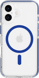 Tech21 EvoCrystal for iPhone 16 Compatible with MagSafe - Impact Protection Case 15x Military Standard Tested - in Blue My Outlet Store Ltd.