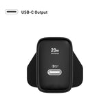 SilverLabel 20W PD USB-C Wall Charger - Black Universal USB-C Fast Charger Compatible with Smartphones, Tablets and other devices with USB-C Ports My Outlet Store Ltd.