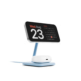 Twelve South HiRise 2 Deluxe 2-in-1 Wireless Charging Station, Glacial Blue | for Apple Devices - Qi2 MagSafe Charger, Fast Wireless Charger Stand for iPhone 15 14 13 12 Pro & Max, AirPods Pro/3/2 My Outlet Store Ltd.