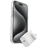 OtterBox Drop Protection Bundle for iPhone 15 Pro Max; Symmetry Clear MagSafe Protetive Thin Case, Premium Glass Screen Protector and UK 30W USB-C GaN Fast Wall Charger My Outlet Store Ltd.