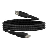 Belkin BoostCharge geflochtenes USB-C-/USB-C-Ladekabel, USB-C-Schnellladekabel für iPhone 15, Samsung Galaxy S23, S23 Ultra, Note, Google Pixel, iPad Pro, iPad Mini, Nintendo Switch, 1 m – Schwarz My Outlet Store Ltd.