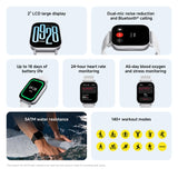 Redmi Watch 5 Active Smartwatch, 2.0 Inch LCD Display, 18 Day Battery, 140+ Sports Modes, Heart Rate and SPO₂ Tracking, 5ATM Waterproof, Bluetooth Calls, Fitness Tracker, Sleep Monitor - Silver My Outlet Store Ltd.