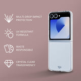 Tech21 EvoClear case for Samsung Galaxy Z Flip6 - Impact Protectoin -Anti-Yellowing - Clear case My Outlet Store Ltd.