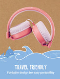 Planet Buddies Kids Headphones, Foldable Wired On Ear Headphones for Kids with Microphone, 85dB Volume Limiter, Cute Kids Earphones for Tablets and Phones, Travel, School & Music My Outlet Store Ltd.