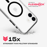 Tech21 EvoCrystal w/Crossbody for iPhone 16 Pro Compatible with MagSafe - Impact Protection Case 15x Military Standard Tested - With CrossBody Lanyard -in Black My Outlet Store Ltd.