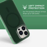 tech21 iPhone 14 Pro Back Case Magsafe Compatible EvoTint Green My Outlet Store