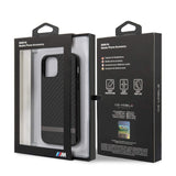 CG MOBILE BMW BMHCP12SASCFBK M Collection Carbon Case for iPhone 12 Mini 5.4 Inches Black Hard Case My Outlet Store Ltd.
