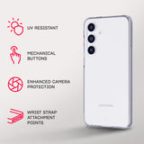 Tech21 EvoLite case for Samsung Galaxy S24 FE - Ultra thin impact protection - Clear My Outlet Store Ltd.