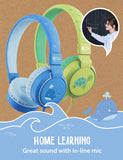 Planet Buddies Kids Headphones, Foldable Wired On Ear Headphones for Kids with Microphone, 85dB Volume Limiter, Cute Kids Earphones for Tablets and Phones, Travel, School & Music My Outlet Store Ltd.