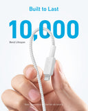 Anker USB-C to Lightning Cable, 0.9 Meters, FOR Apple Devices, 322 USB-C to Lightning Cable, White (0.9M, White) My Outlet Store Ltd.
