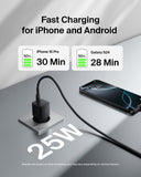Belkin Portable Charger, 5-in-1 Power Bundle with 10000 mAh Power Bank, 2-25W USB-C Charging Block, EU/UK Plug, 60W USB-C Cable, and Travel Pouch – Fast Charging for Multiple Devices, Compact Design My Outlet Store Ltd.