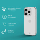 tech21 Evo Lite Clear Case for iPhone 15 Pro, Semi-Transparent, Simple Phone Case, TPU and Biodegradable, Drop Protection: 2.4 m My Outlet Store Ltd.