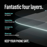 PanzerGlass SAFE Screen Protector for iPhone 14 Plus - scratch proof tempered glass iPhone screen protector with full screen coverage - anti-bacterial, fingerprint resistant and shockproof My Outlet Store Ltd.