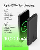 Belkin Portable Charger, 5-in-1 Power Bundle with 10000 mAh Power Bank, 2-25W USB-C Charging Block, EU/UK Plug, 60W USB-C Cable, and Travel Pouch – Fast Charging for Multiple Devices, Compact Design My Outlet Store Ltd.