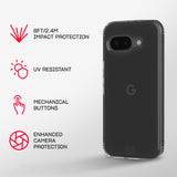 Tech21 EvoLite phone case for Google Pixel 9a - Clear My Outlet Store Ltd.