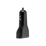 OtterBox Dual Port Car Charger USB-C (5V/3A/15W) + USB-A (5V/2.4A/12W), Black, 78-51749 My Outlet Store Ltd.