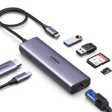 UGREEN Revodok USB C Hub Ethernet, 7-in-1 USB-C Dock with 4K@60Hz HDMI, 1Gbps Ethernet, 100W PD, 2 USB-A 3.0 Ports, SD/TF for MacBook Neo/Air/Pro, iPhone 17 Pro/Pro Max, iPad My Outlet Store Ltd.