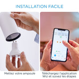 WiZ GU10 LED Lampe Tunable White, 50W, dimmbar, Warm- bis kaltweiß, smarte Steuerung per Stimme My Outlet Store Ltd.