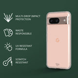 tech21 Evo Clear case for Google Pixel 8 - Impact Protection Case - Slim Fit - Transparent My Outlet Store Ltd.