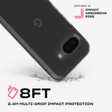 Tech21 EvoLite phone case for Google Pixel 9a - Clear My Outlet Store Ltd.